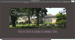 Desktop Screenshot of chateaulagraviere.com