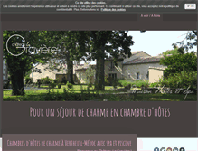Tablet Screenshot of chateaulagraviere.com